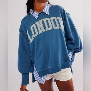 New Free People London Camden Pullover Size:Large
